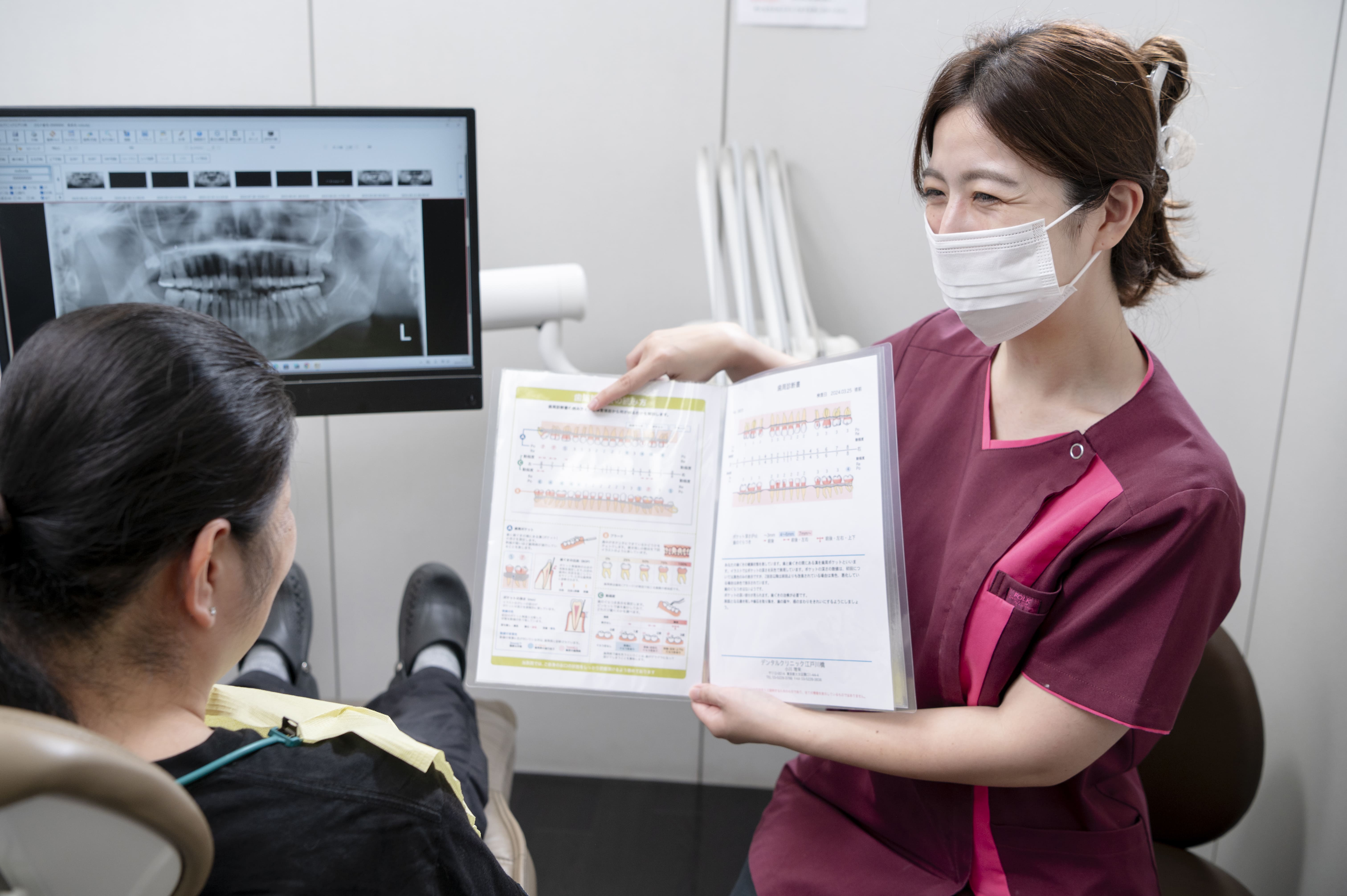 お口の健康手帳による状態管理