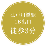 徒歩3分